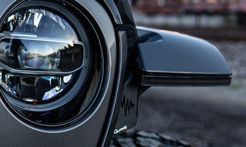 Quake LED クエイク スリム スモーク DRL フェンダー チョップ キット (JL/JT共通)