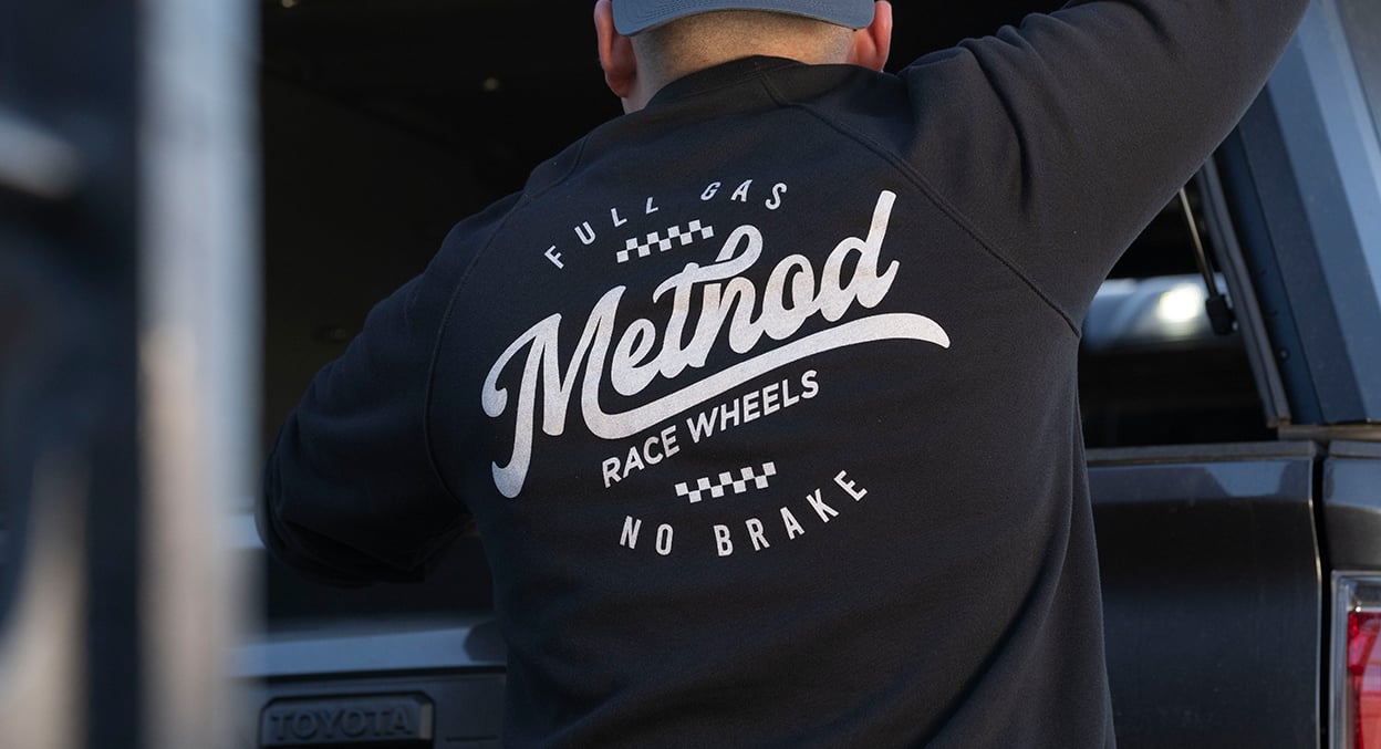 Method メソッド Classic Script Crewneck Sweatshirt Black