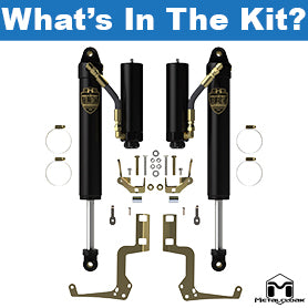 Metalcloak メタルクローク RockSport BLACK, 4.5"- 5.5" フロント・ペア・純正アクスル用 (JL,JT)