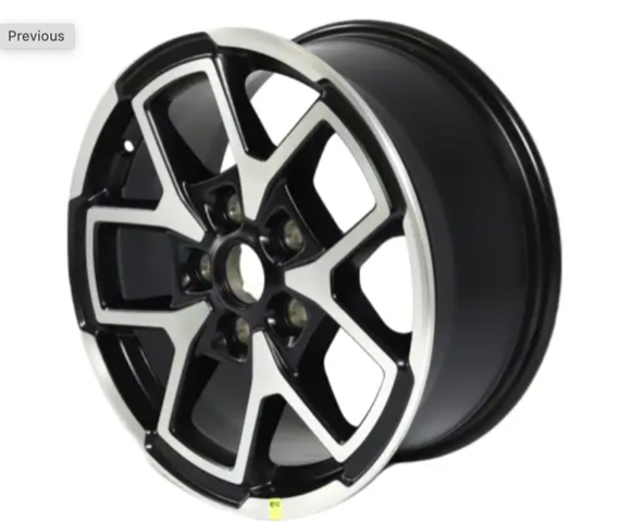 MOPAR 純正 2024 Jeep ホイール | マシーンド/ブラックポケット (JL/JT MOPAR 純正 2024 Jeep ホイール | マシーンド/ブラックポケット (JL/JT