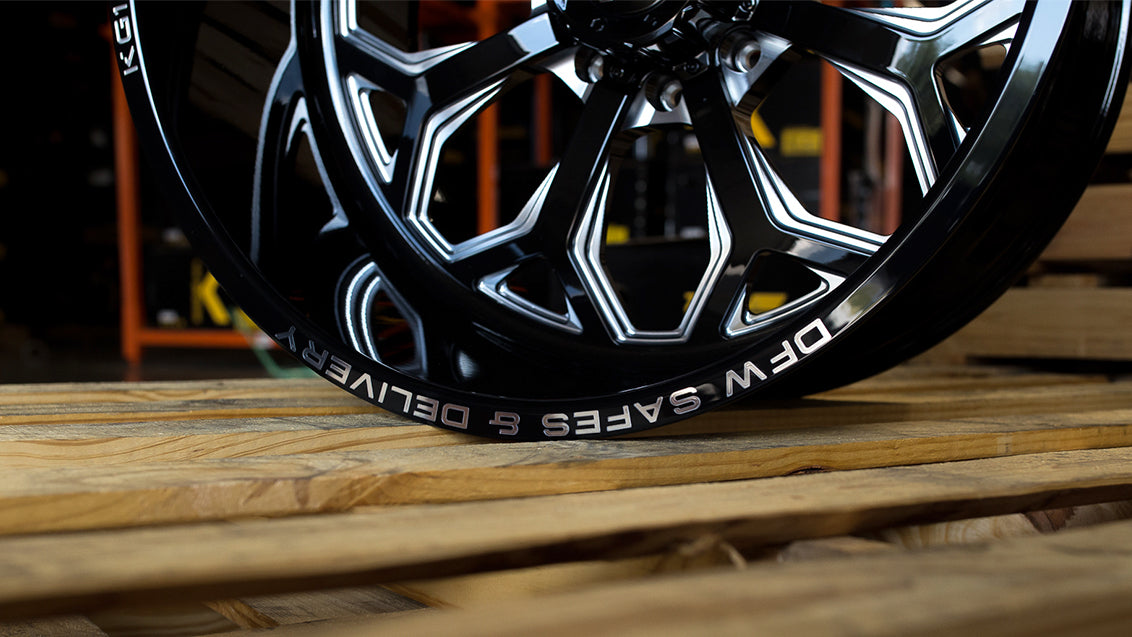 KG1 FORGED ホイール KF008 KNOX | GLOSS BLACK MILLED