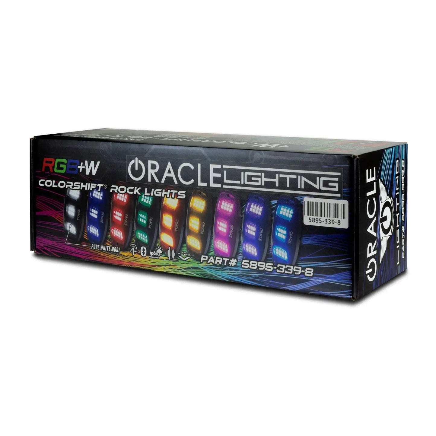 Oracle Lighting カラーシフト RGB+W ロックライトキット (コントローラー付き)