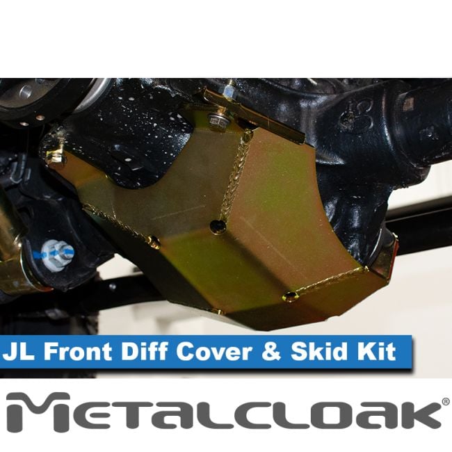 Metalcloak メタルクローク デフカバー&スキッドプレート フロント (JL/JT)