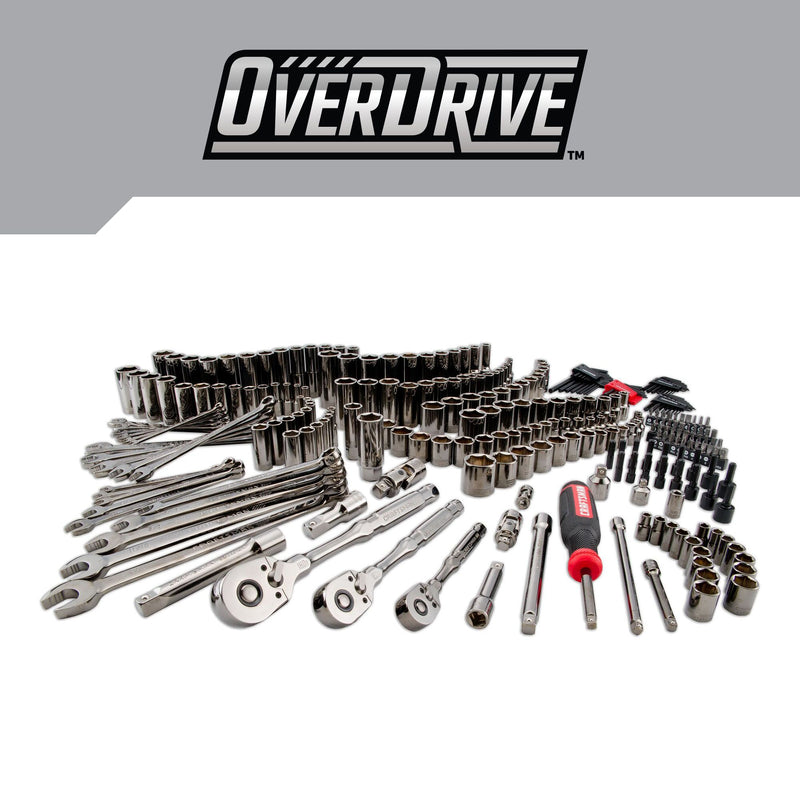 Craftsman OVERDRIVE シリーズ 284ピース ガンメタルクロームツールキット