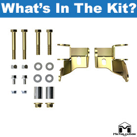 Metalcloak メタルクローク フロント ショック ロアリロケーションブラケット (JL/JT)