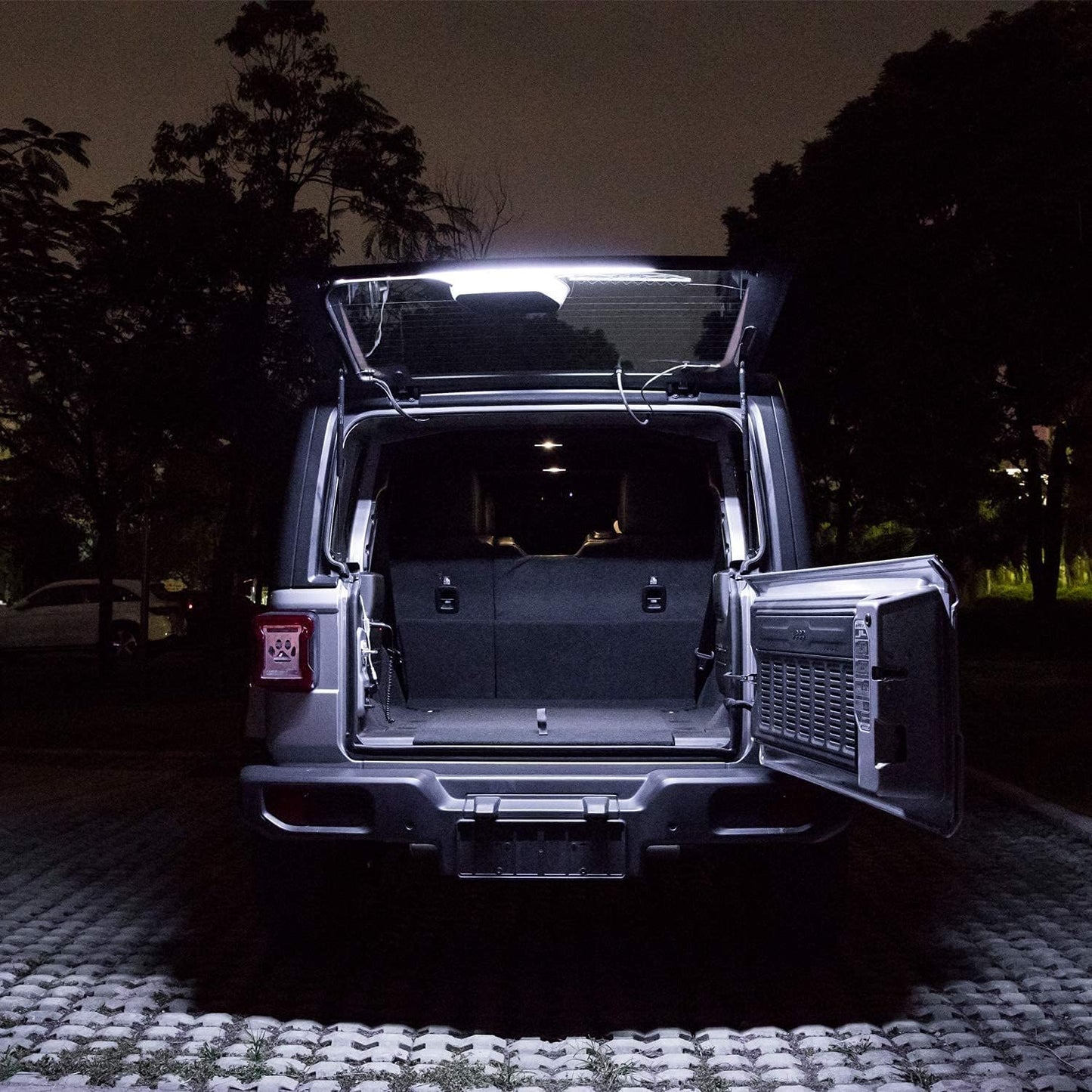 テイルゲートガラス LEDライト カーゴライト (JL、JKラングラー)