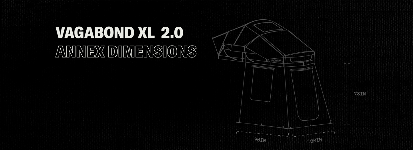 ロームアドベンチャー Roam Adventure バガボンド 2.0専用 アネックス (スタンダード & XL)