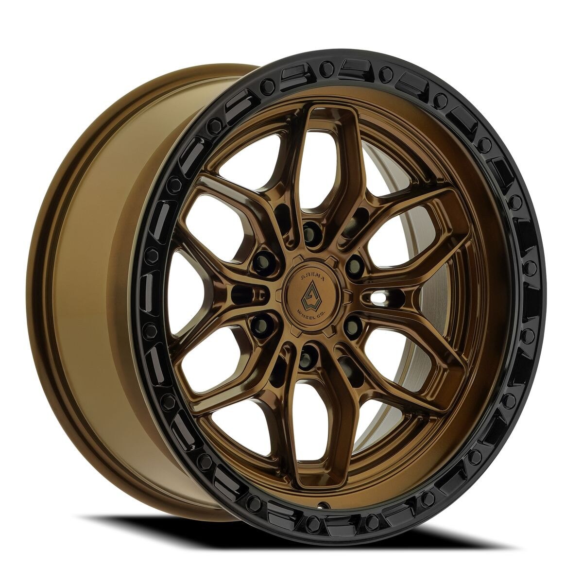 Arena Wheel アリーナ ホイール A142 FURY | SMOKED BRONZE CENTER GLOSSY BLACK LIP