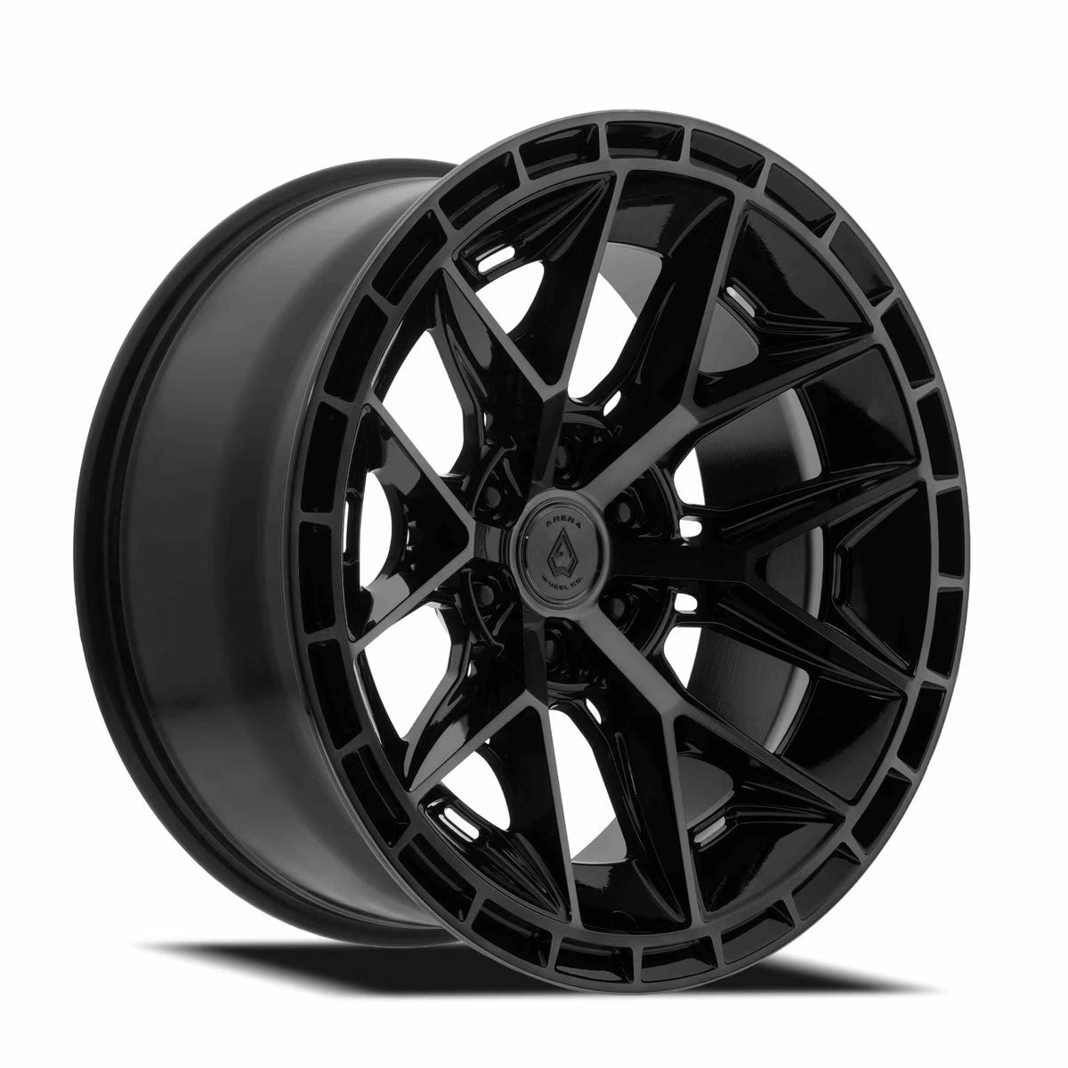 Arena Wheel アリーナ ホイール A156 SPANK | GLOSSY BLACK CENTER MACHINED DDT