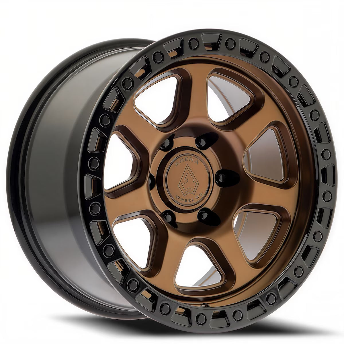 Arena Wheel アリーナ ホイール A123 THROTTLE | SMOKED BRONZE CENTER GLOSSY BLACK LIP