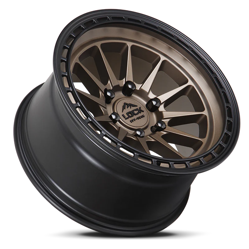 Lock Off Road Wheels ロックオフロード ホイール BAJA | Matte Desert Bronze w/ Matte Black Ring