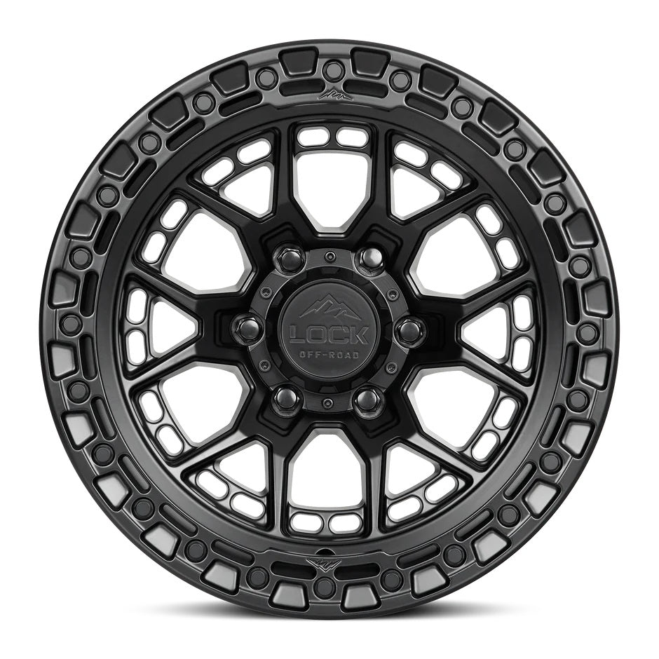 Lock Off Road Wheels ロックオフロード ホイール COMMANDO | Matte Black w/ Matte Black Ring