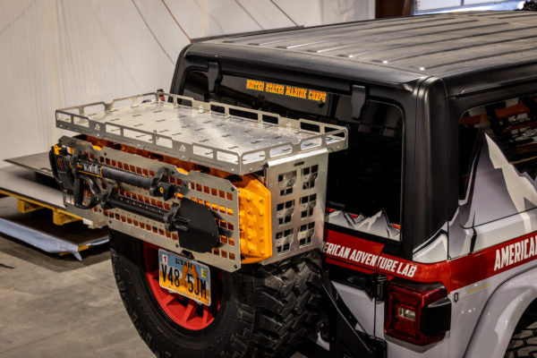 American Adventure Lab ミルウォーキー パックアウト アダプター (スペアタイヤ プラットフォーム用) (JLラングラー)