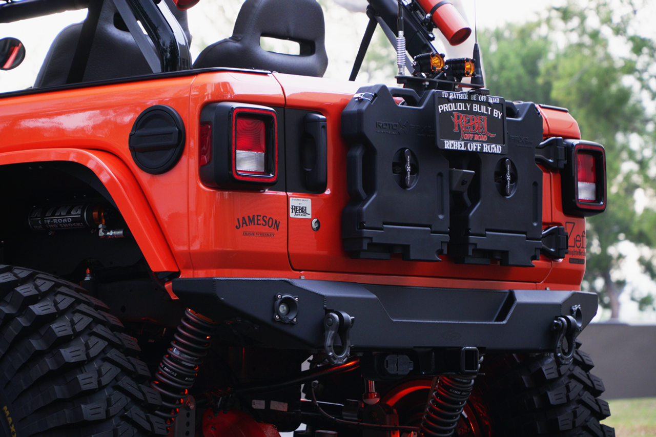 Rebel OFF ROAD レベルオフロード Bak-Pax Spare Tire Delete Kit by Rebel Off Road (JL)