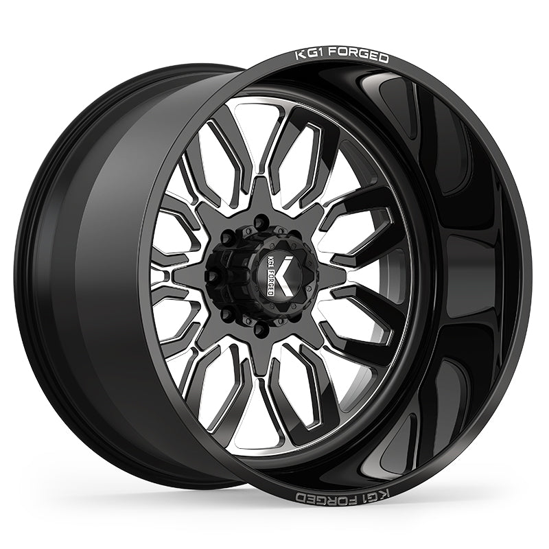 KG1 FORGED ホイール KF015 GEAR | GLOSS BLACK MILLED