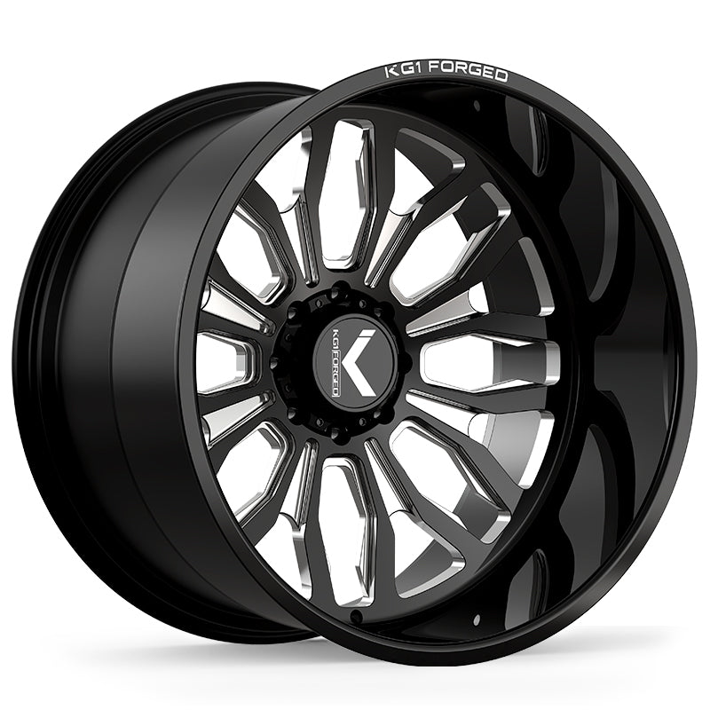 KG1 FORGED ホイール KC017 HEATHEN | GLOSS BLACK MILLED