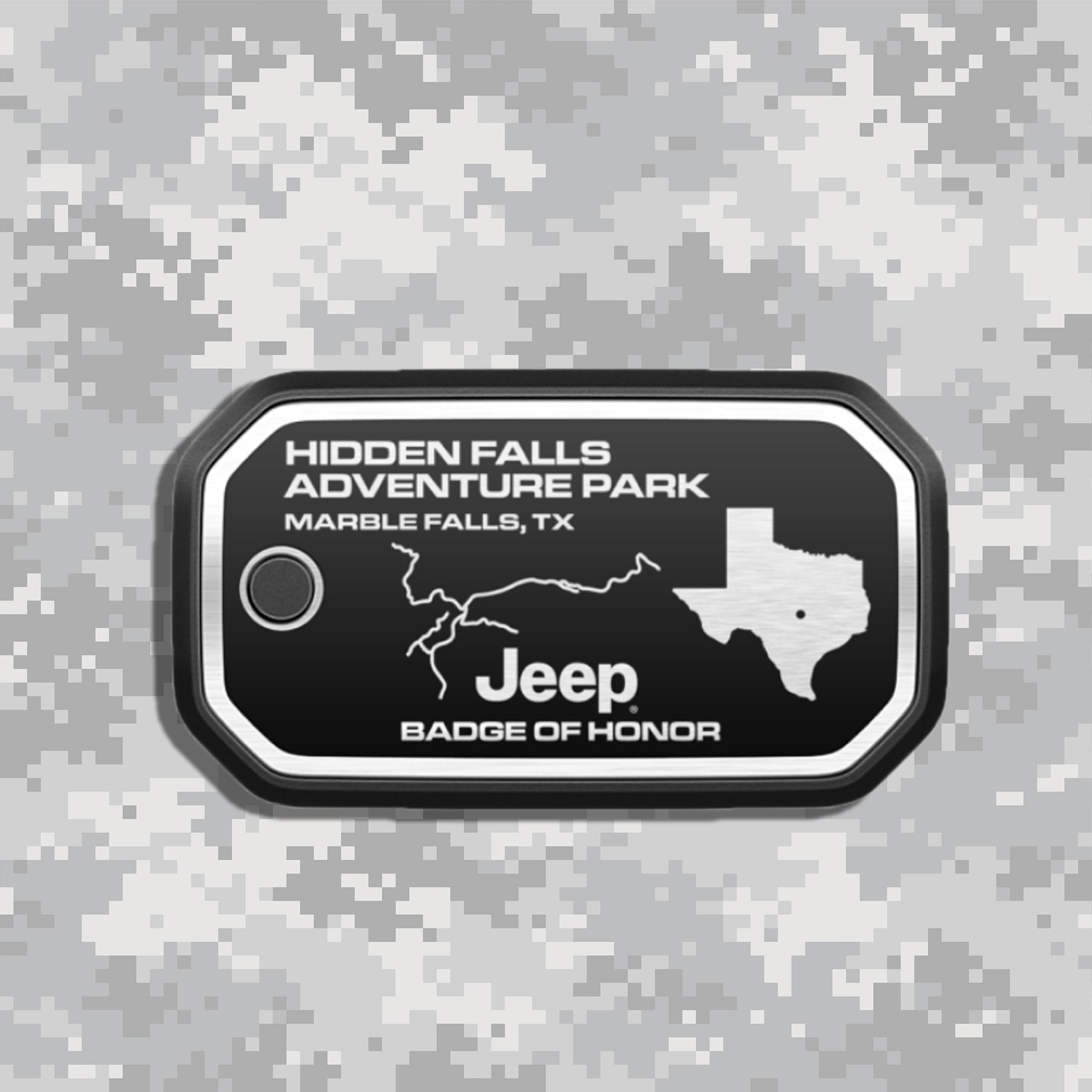 Badge of Honor バッジオブオナー Texas Marble Falls Hidden Falls
