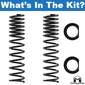 Metalcloak メタルクローク 2.5 inch Lift用 デュアルレート フロント コイル (JL/JT)