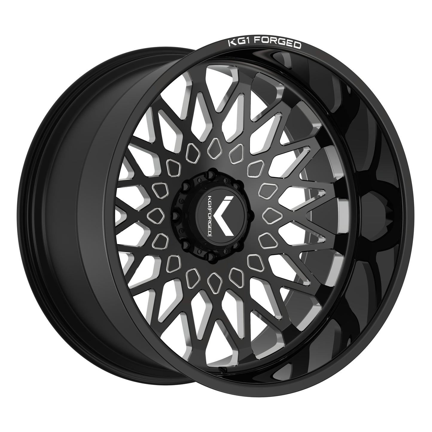 KG1 FORGED ホイール KF036 CHEMIST | GLOSS BLACK MILLED