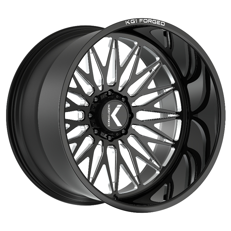 KG1 FORGED ホイール KC059 SEISMIC | GLOSS BLACK MILLED