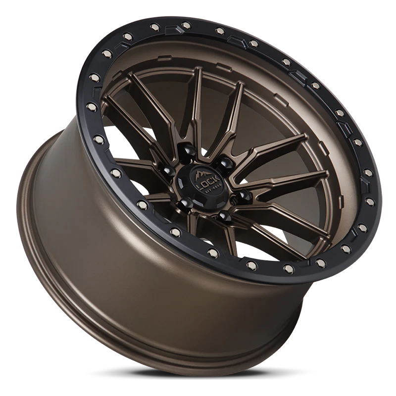 Lock Off Road Wheels ロックオフロード ホイール KRAWLER | Matte Bronze w/ Matte Black Ring
