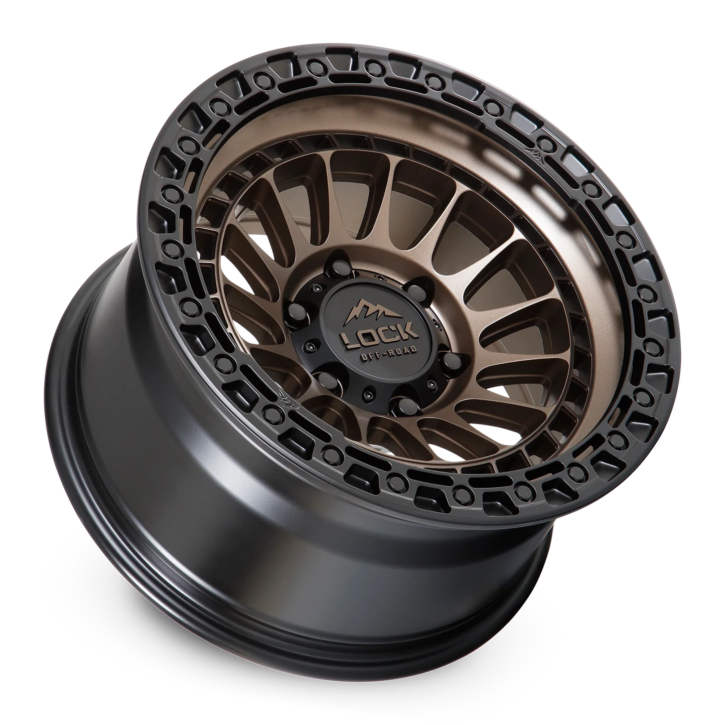 Lock Off Road Wheels ロックオフロード ホイール MOJAVE | Matte Bronze w/ Matte Black Ring