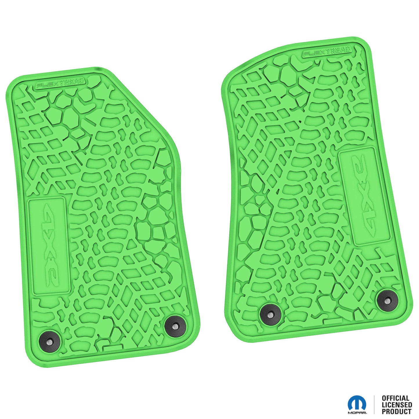 Flex Tread JL 4xe車用 フロアマット (フロントのみ) | 4xe ロゴ入り