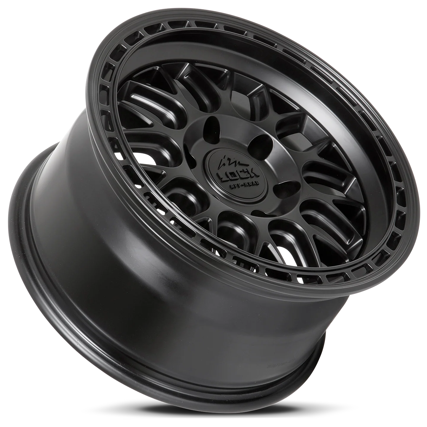 Lock Off Road Wheels ロックオフロード ホイール ONYX | Matte Black w/ Matte Black Ring