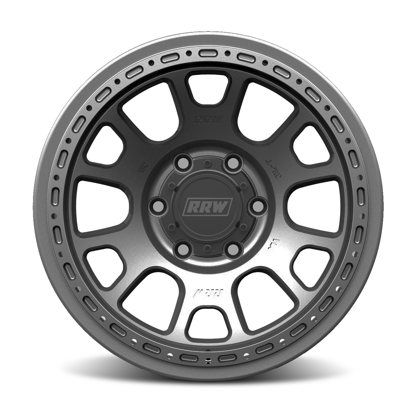 RRW リレーションレースホイール RR5-H FLOW FORM Hybrid Beadlock | Matte Gunmetal