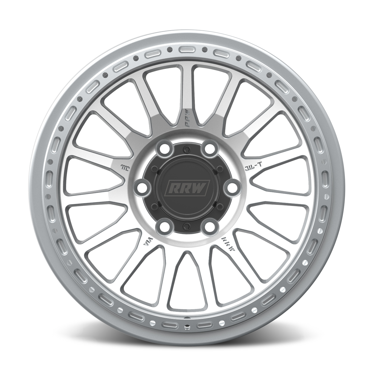 RRW リレーションレースホイール RR7-H FLOW FORM Hybrid Beadlock Wheel | Brushed Aluminum