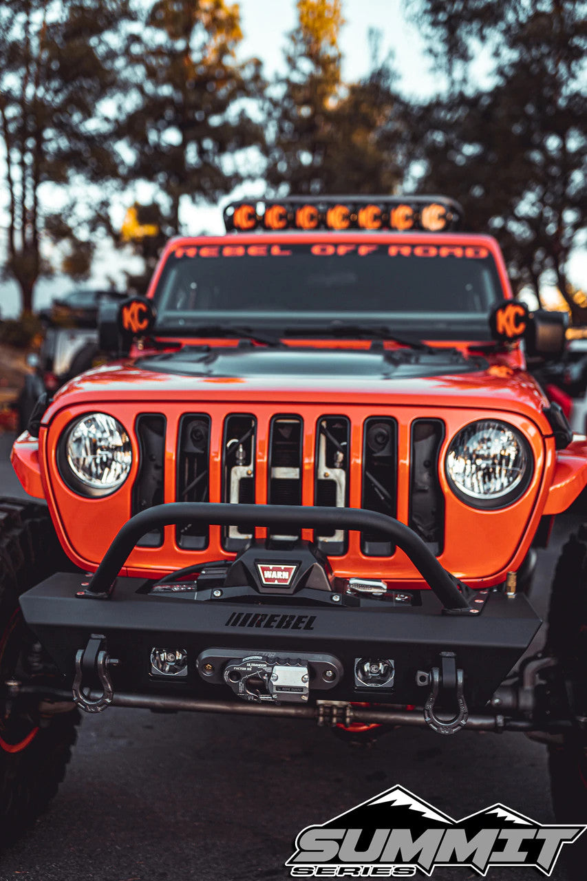 Rebel OFF ROAD Summitシリーズ フロントバンパー用 スチールフープ (JK/JL/JT)