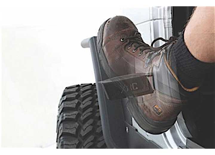 Smittybilt XRC フットペグ ペア ブラック (JK/JL/JT)