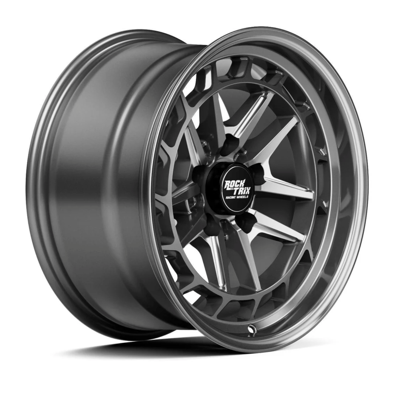 RockTrix ロックトリックス ホイール RT118 | Milled Gloss Gunmetal