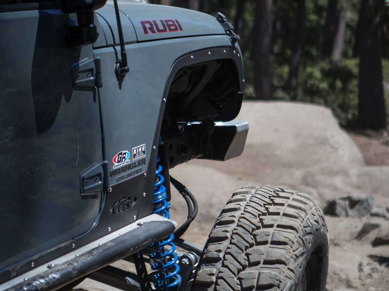 GenRight Off Road ジェンライトオフロード フェンダーデリートキット フロント (JK)