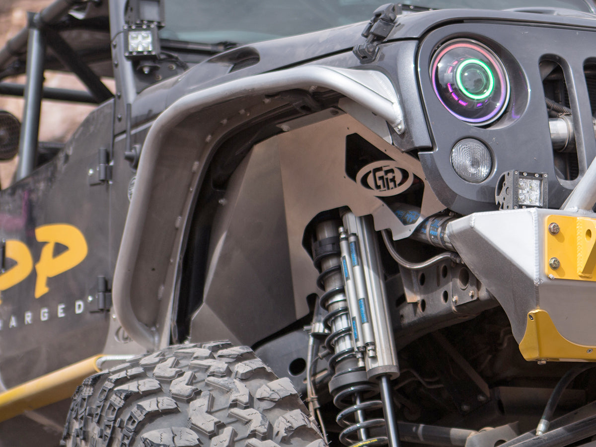 GenRight Off Road ジェンライトオフロード アルミニウム インナーフェンダー フロントセット (JK)