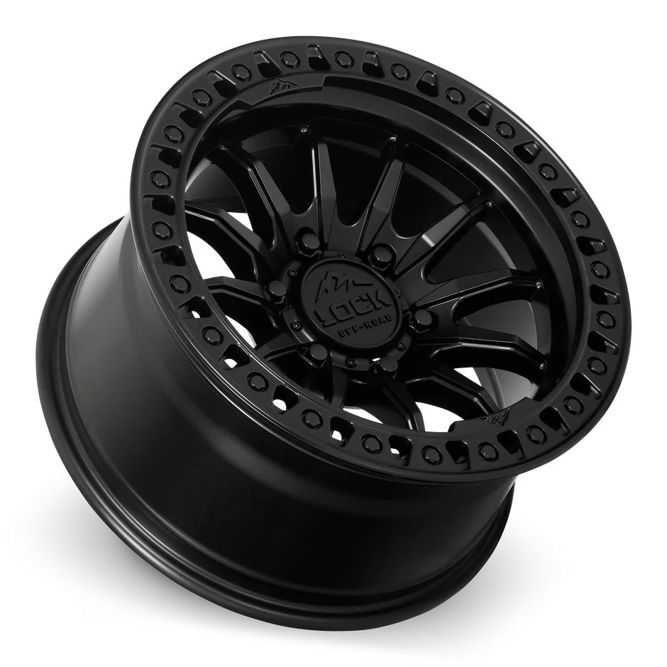 Lock Off Road Wheels ロックオフロード ホイール TRAIL | Matte Black w/ Matte Black Ring