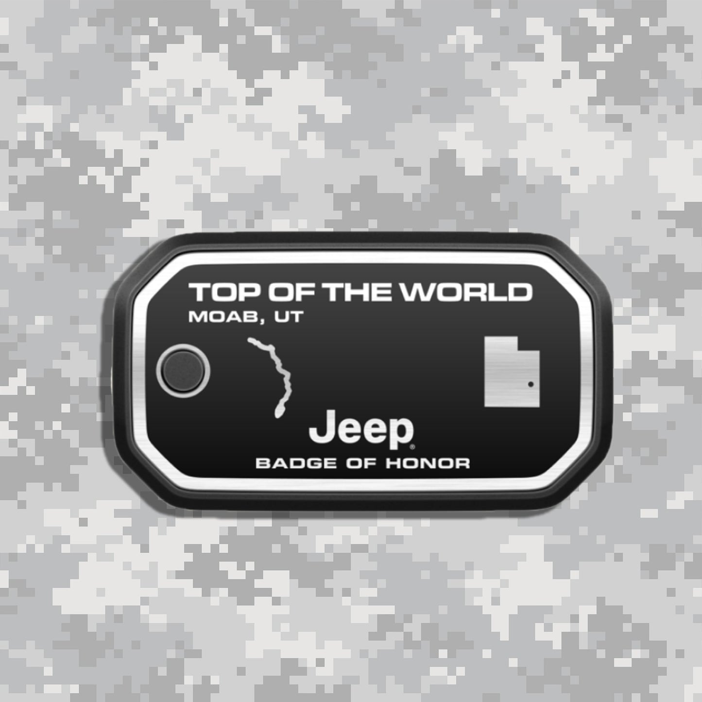 Badge of Honor バッジオブオナー Uta Moab Top of the World ユタ モアブ アメリカ 本国 ジープバッジ