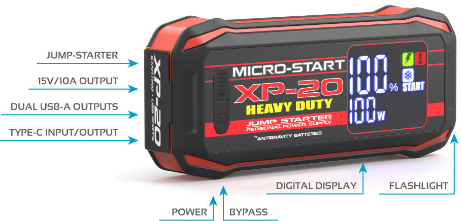 Antigravity Batteries アンチグラビティ バッテリーズ XP-20-HD Micro-Start (Heavy Duty)