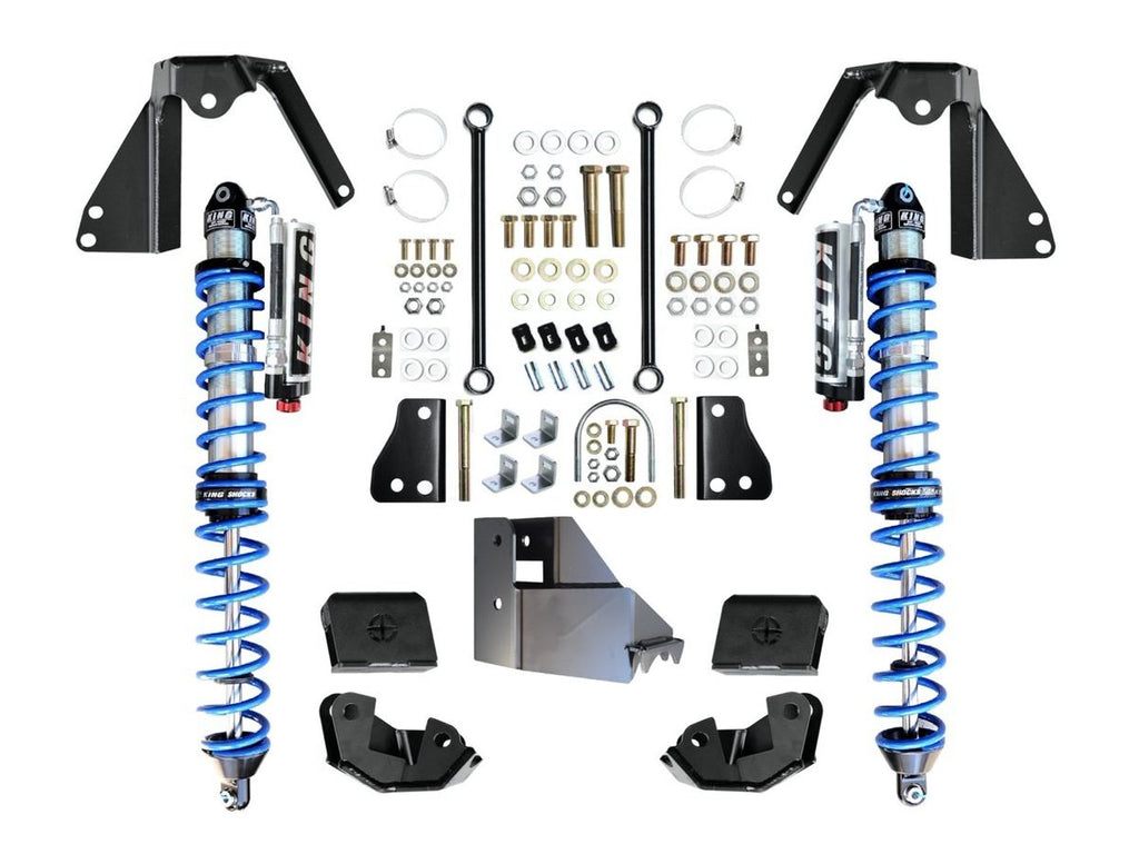 EVO Manufacturing 14インチトラベルx2.5インチ径 ボルトオンリアコイルオーバー(JL)