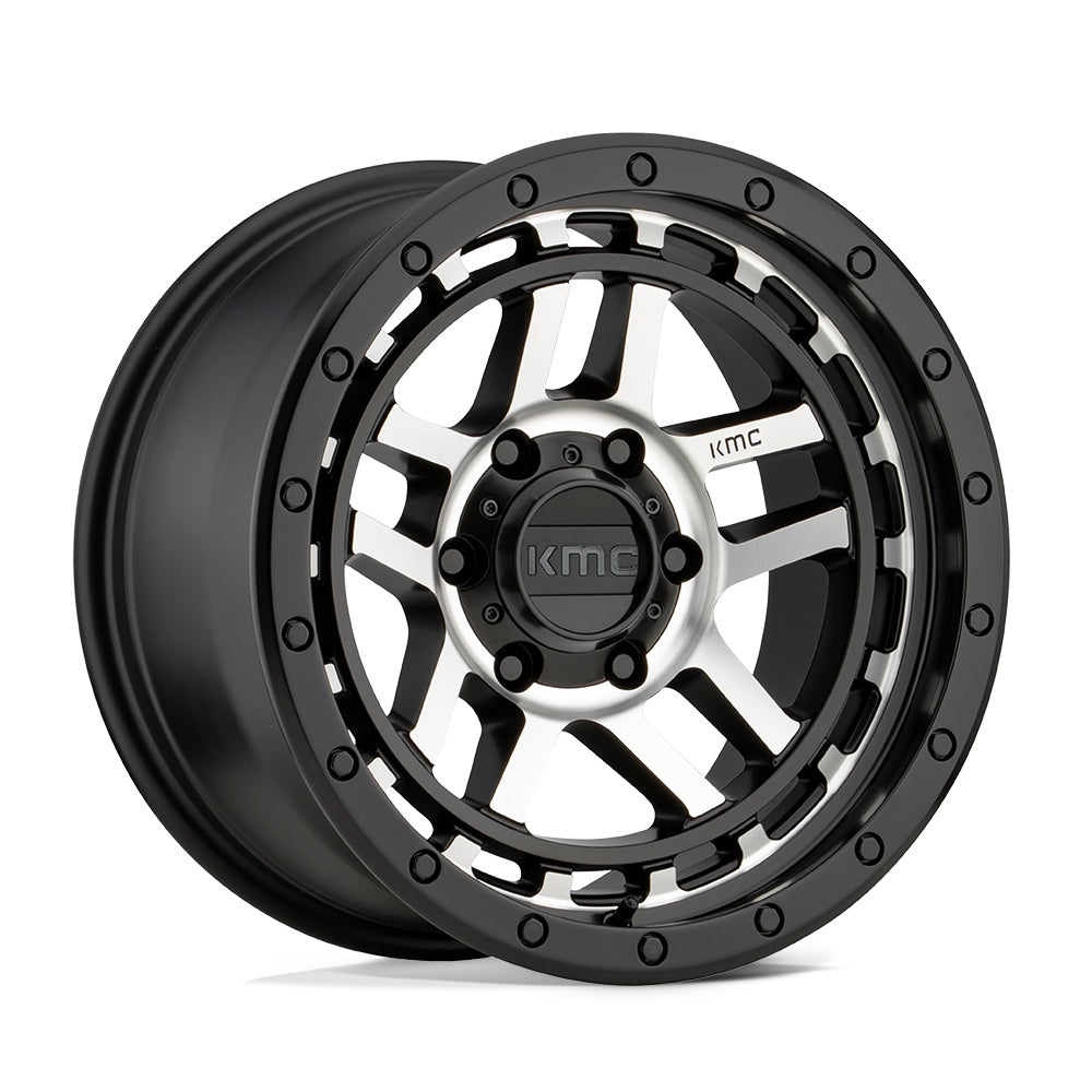 KMC ホイール KM540 RECON | SATIN BLACK MACHINED – アメリカンインテイク USカスタムパーツショップ