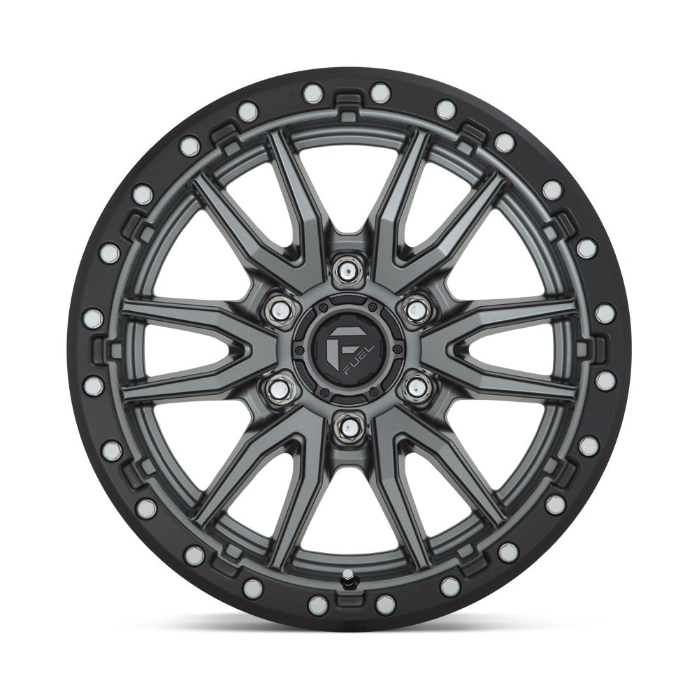 Fuel Off Road フューエルオフロード ホイール D680 REBEL | MATTE GUN METAL BLACK BEAD RING