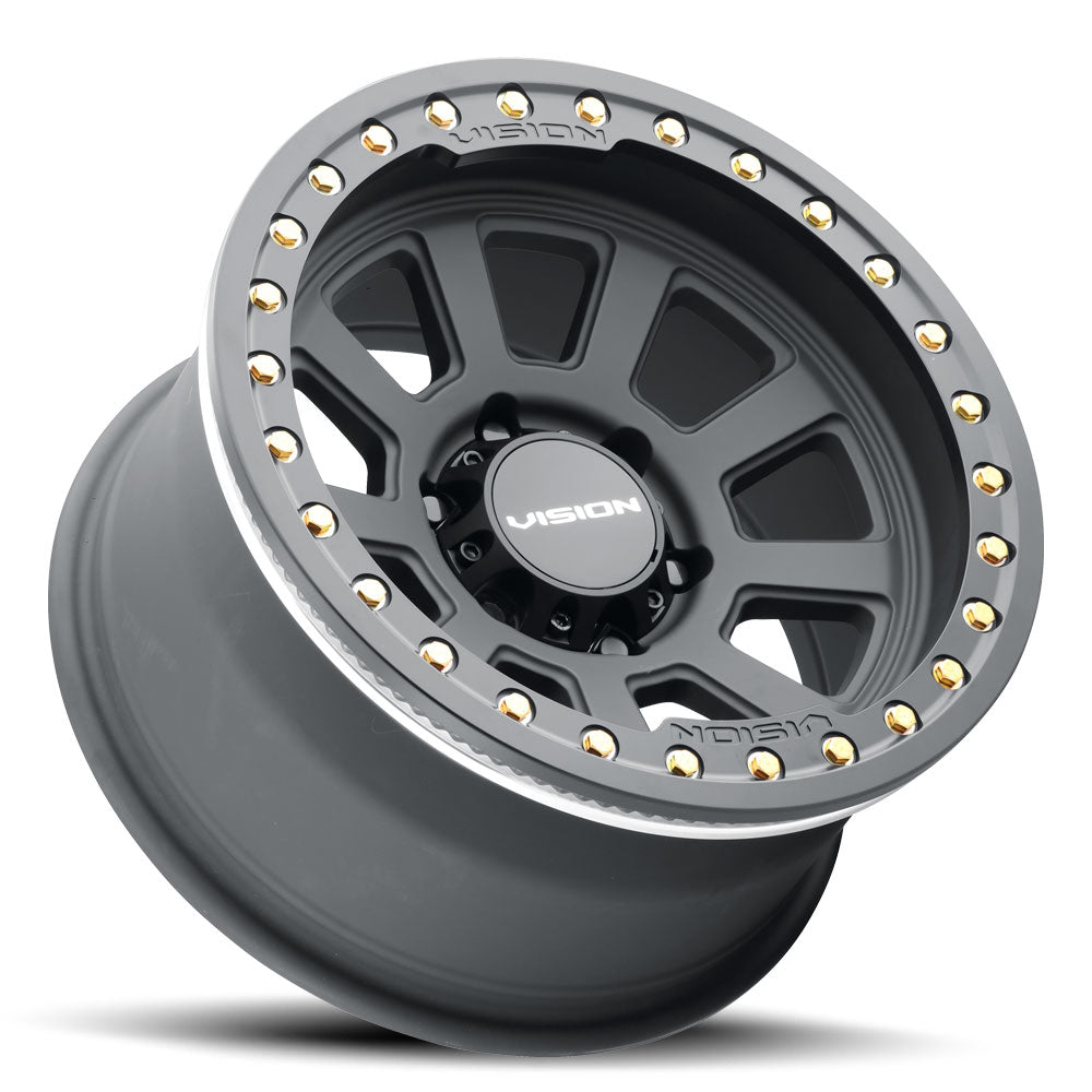 Vision Wheel ビジョンホイール 350 Ojos Beadlock | Satin Black