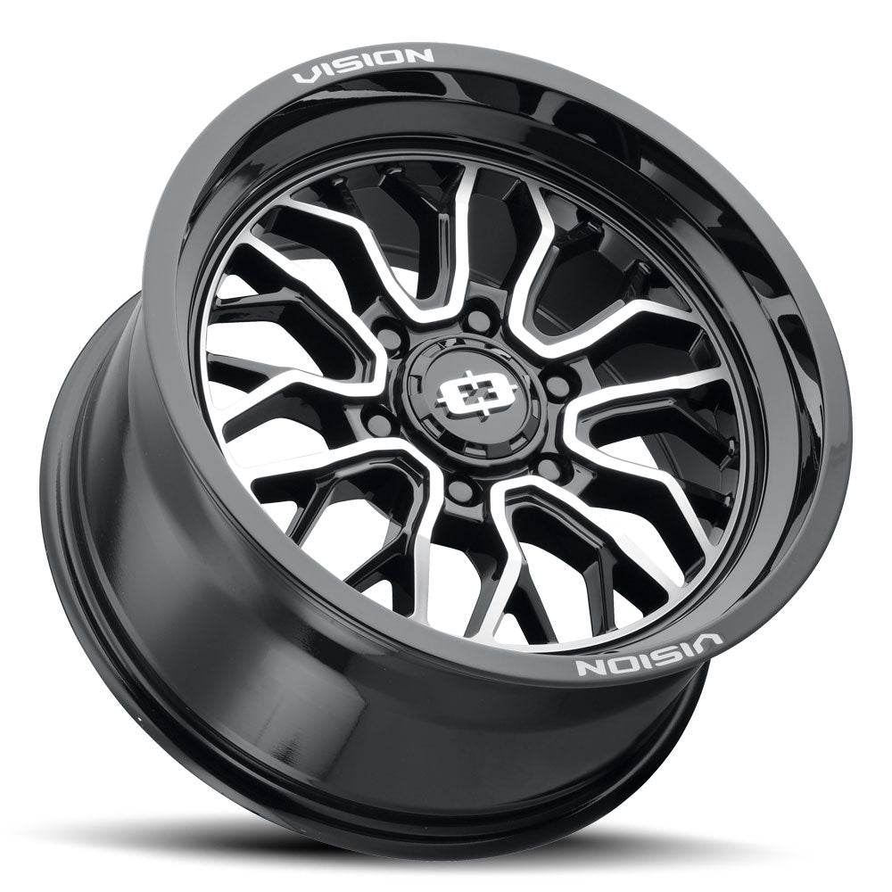 Vision Wheel ビジョンホイール 402 Riot | Gloss Black Machined Face
