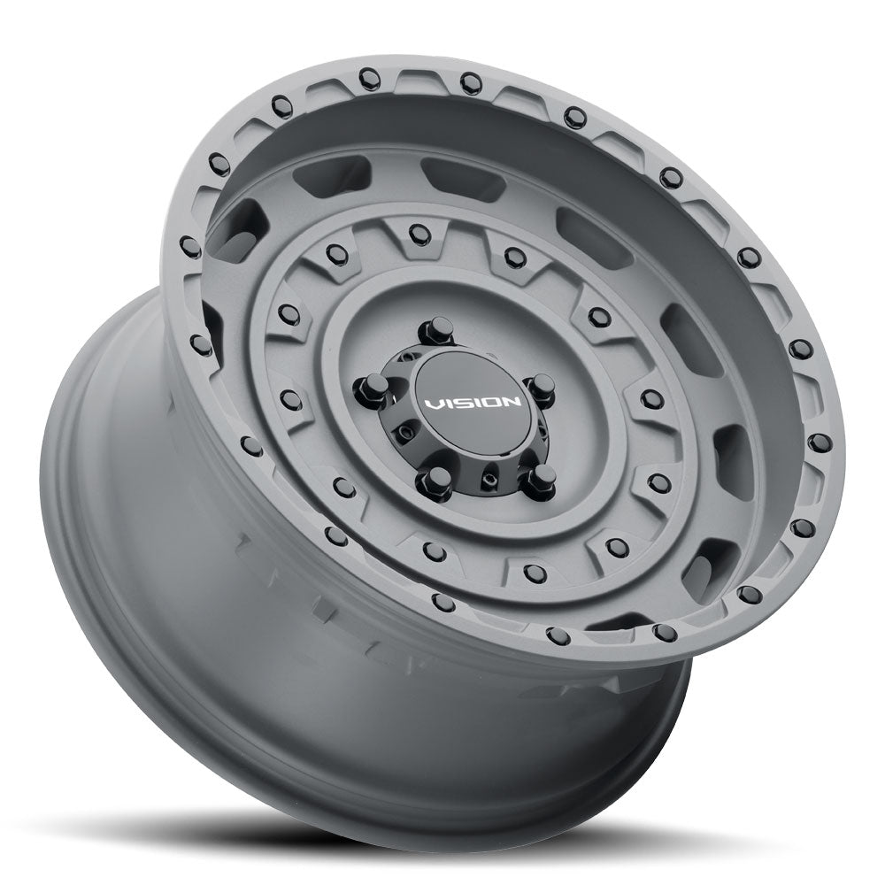 Vision Wheel ビジョンホイール 403 Tactical | Thrashed Gun Metal