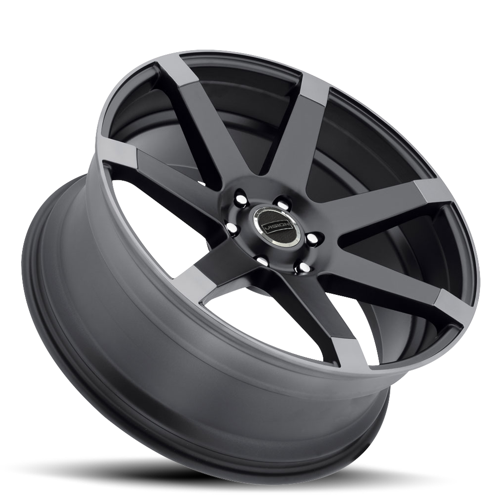 Vision Wheel ビジョンホイール 9042 Sultan | Matte Black w/ Anthracite Spoke Ends