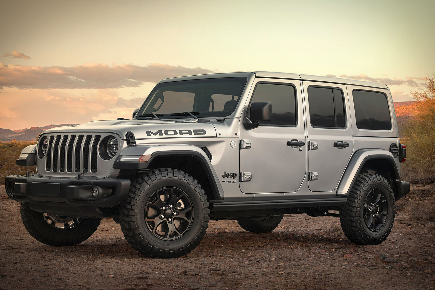 MOPAR 純正 MOAB ボンネットフードデカール (JL)