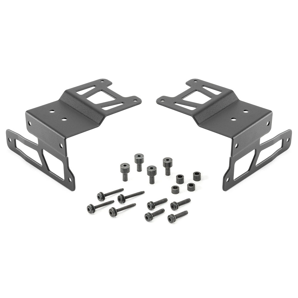 MOPAR純正 JLラングラー、JTグラディエーター両対応のカウルブラケットです。 Aピラーの左右にライトなどを取り付けるためのブラケットです。