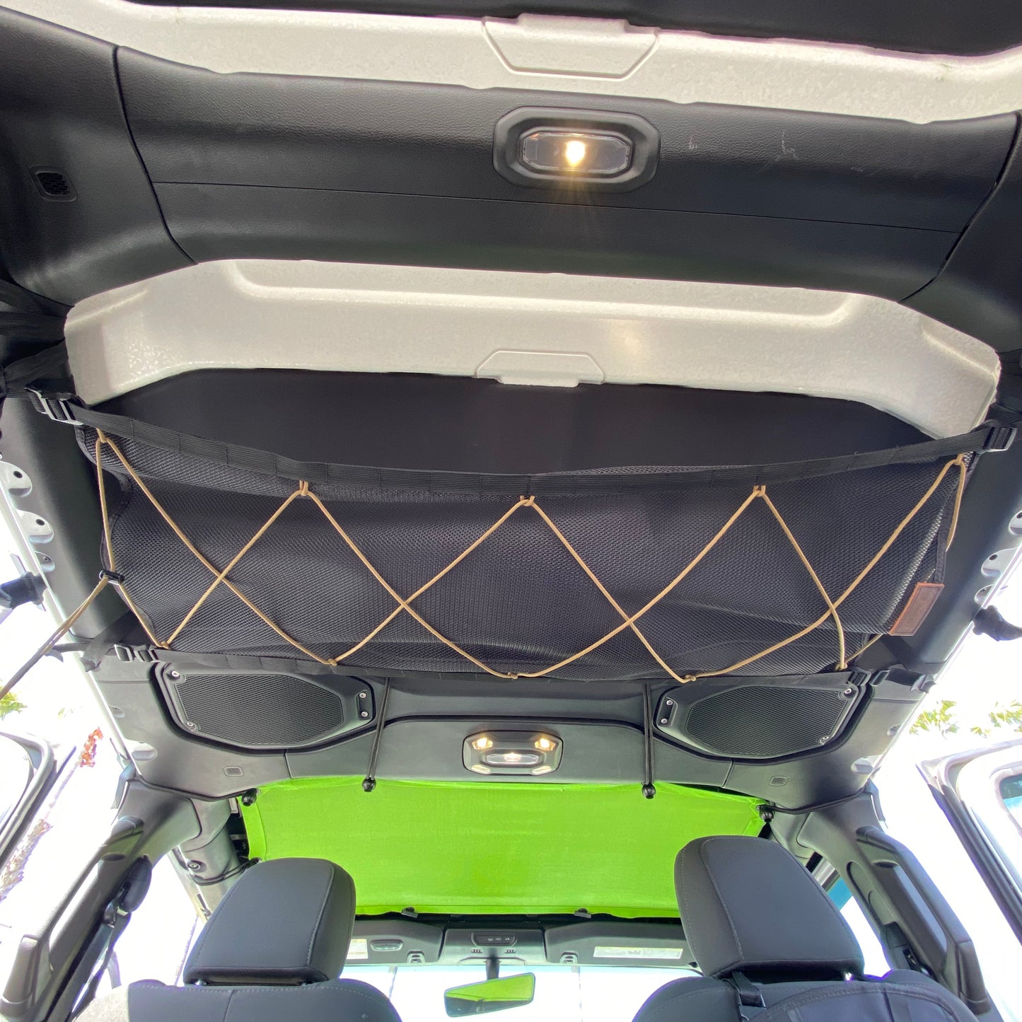 Blue Ridge Overland Gear ルーフメッシュストレージ アティック 収納 (JLラングラー)