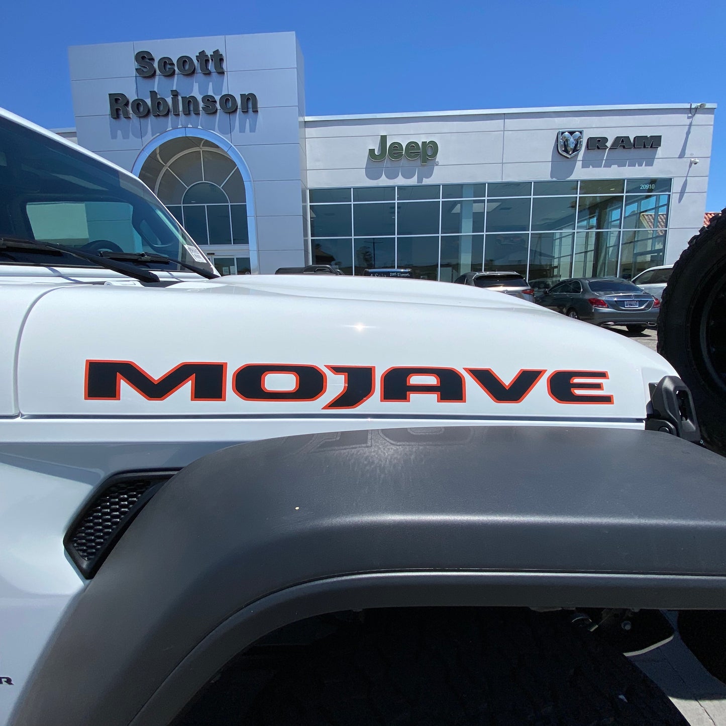 MOPAR グラディエーターMOJAVEエディション ボンネットフードデカール (JL/JT)