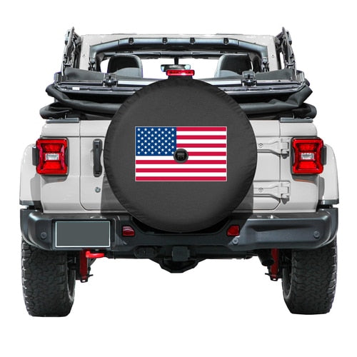 ソフト スペアタイヤカバー American Flag